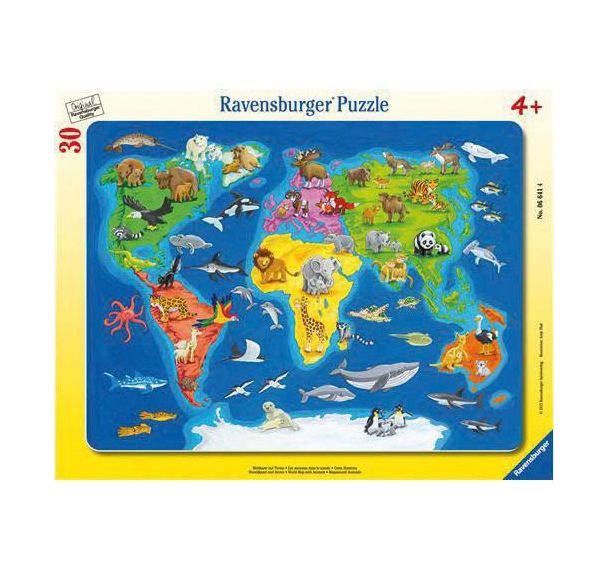 Puzzle 'Les animaux du monde'
