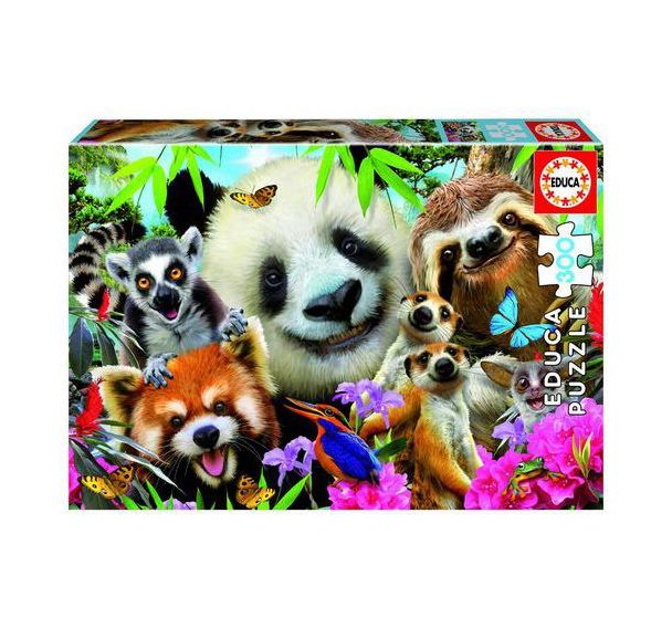 Puzzle Selfie animaux 300 pièces