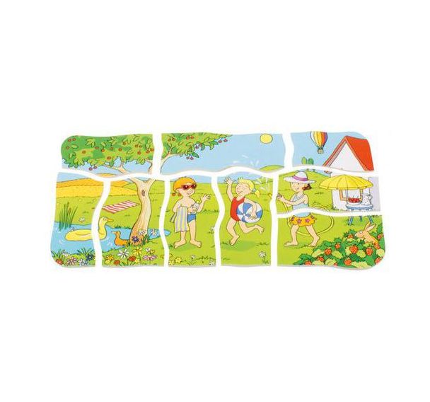 Puzzle à niveau 4 saisons