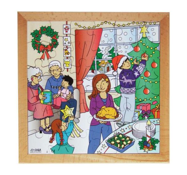 Puzzle à thème la fête de noël