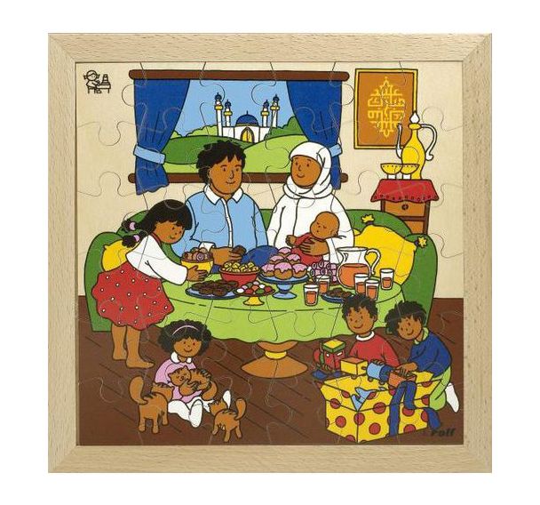 Puzzle à thème la fête du ramadan