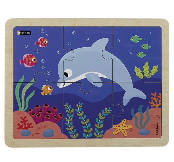 Puzzle bois le dauphin