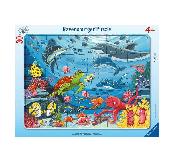 Puzzle cadre 30 pièces Au fond de la mer