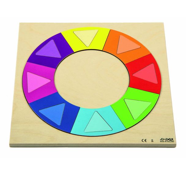 Puzzle cercle chromatique