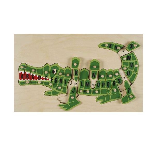 Puzzle croco alphabet