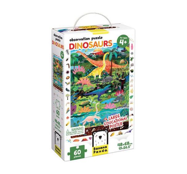 Puzzle d'observation dinosaures