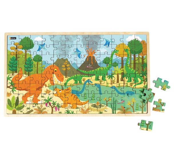 Puzzle géant - les dinosaures