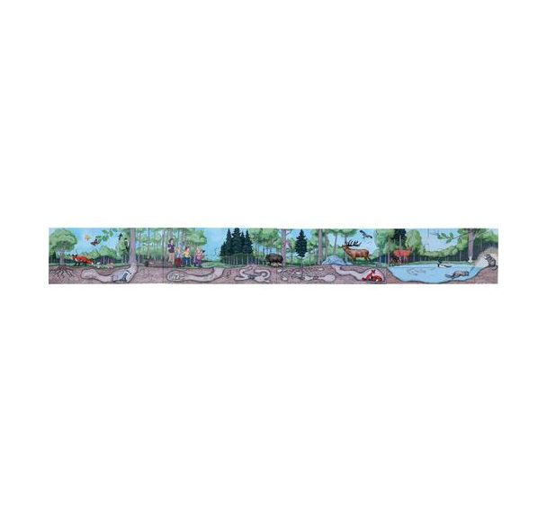 Puzzle géant en bois 'La forêt'