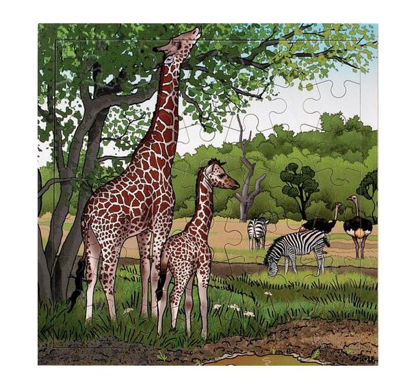 Puzzle girafes - 49 pièces