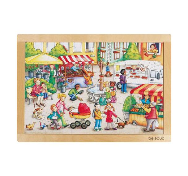 Puzzle le marché