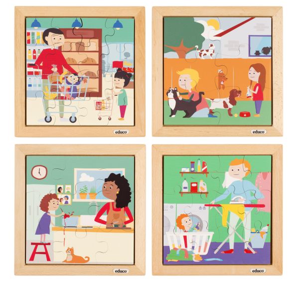 Puzzle pour tout-petits - ensemble de 4