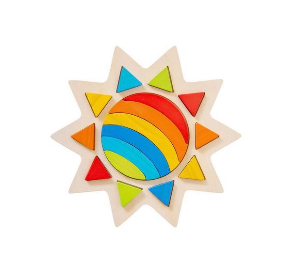 Puzzle soleil arc-en -ciel