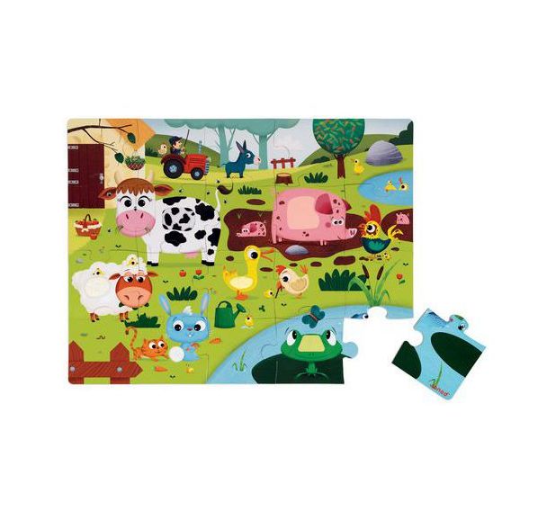 Puzzle tactile les animaux de la ferme