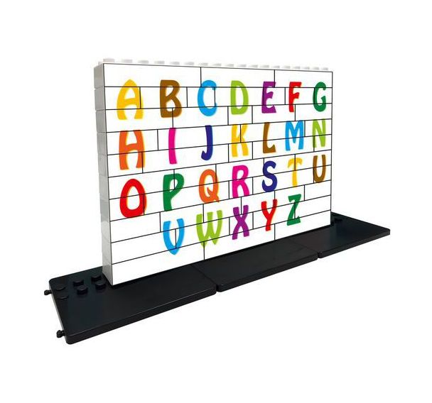 Puzzle vertical lettres et chiffres