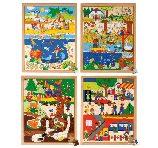 Puzzles au-dessus et en dessous,120 pièces