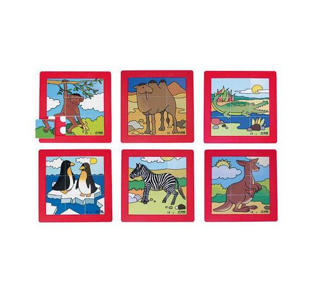 Puzzles les animaux du zoo