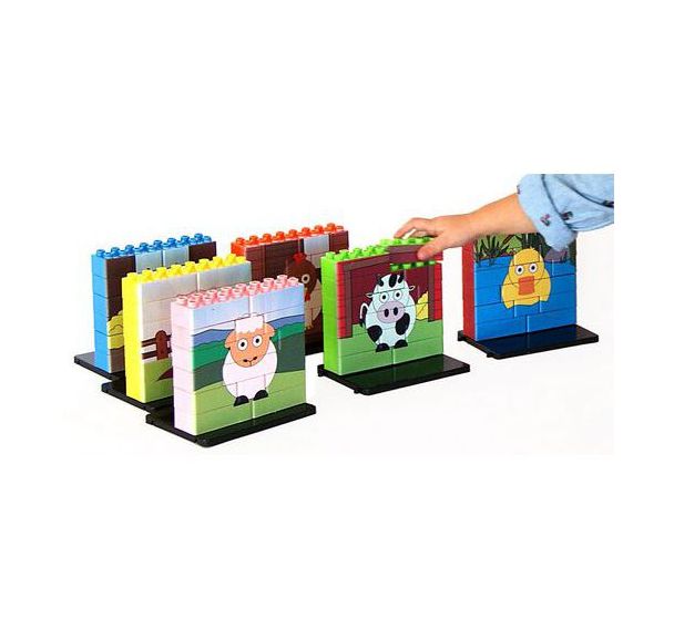 Puzzles verticaux animaux de la ferme