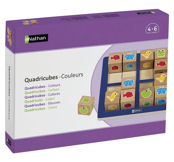 Quadricubes - couleurs-Nathan