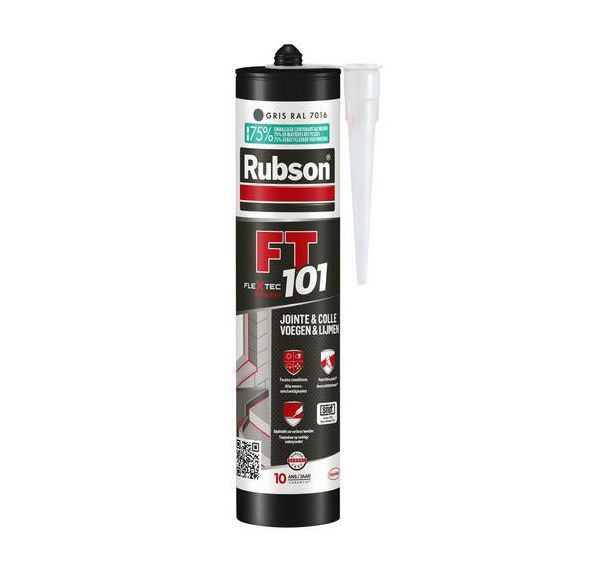RUBSON Mastic FT 101 Joint Fissure Colle RAL 7016 Cart 280ml