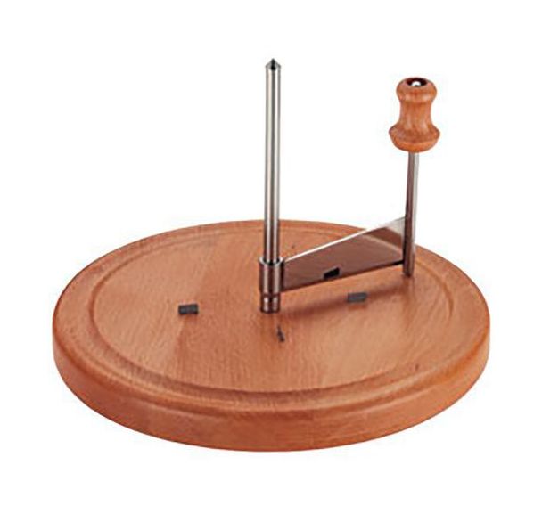 Rabot à fromage de couleur marron en bois hêtre