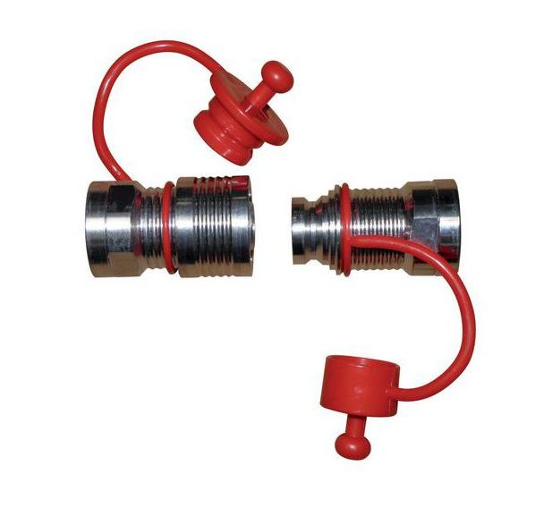 Raccord rapide gasoil laiton chromé raccordement F1'' - Cemo