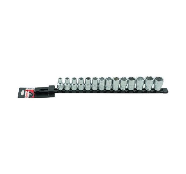 Rack 14 douilles 6 pans 1/2 taille 8 à 24mm