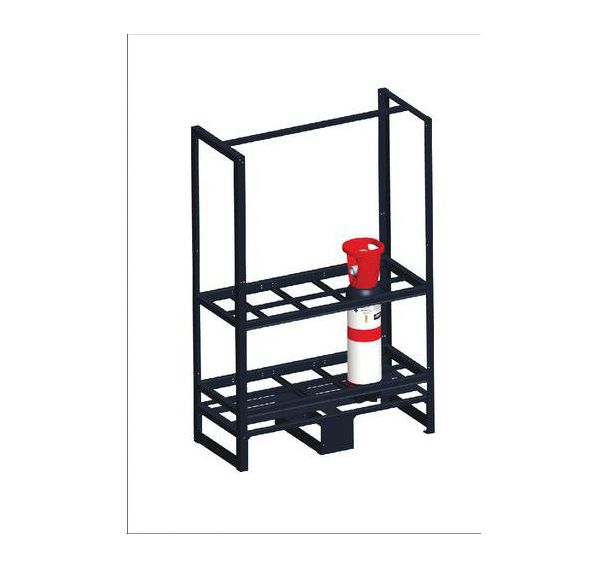 Rack 6 bouteilles pour bouteille 300 bars _ PEA-RACK, Réf. Fabricant : PEA-RACK2