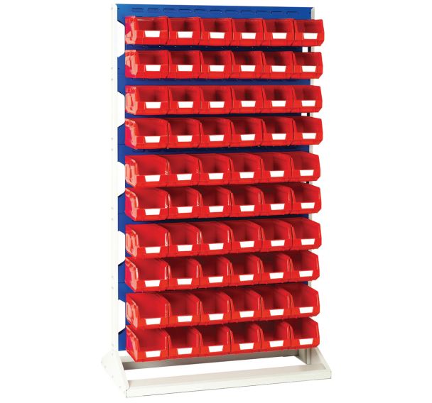 Rack à bac fixe ou mobile gris clair _ 16917327.16V