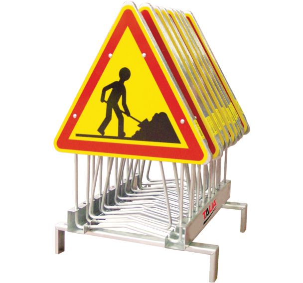 Rack à panneaux en acier galvanisé - Lot de 10