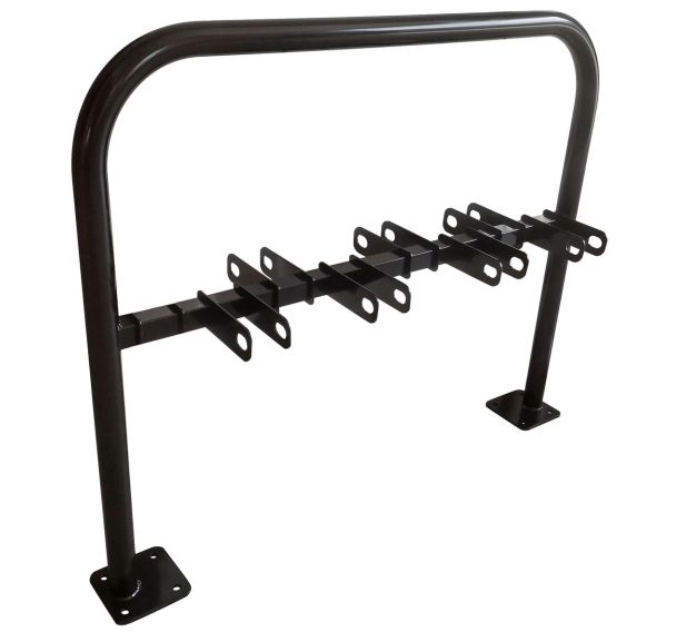 Rack à trottinettes acier à fixer noir