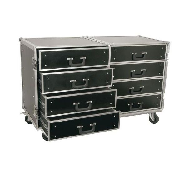 Flightcase avec 8 tiroirs PD-FA4