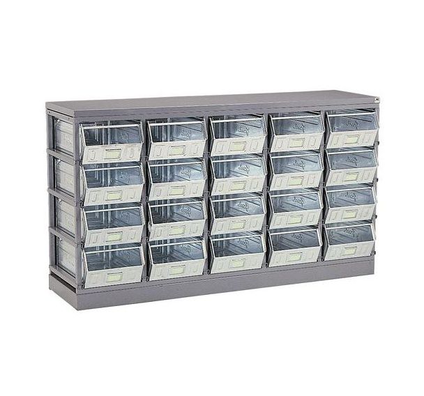Rack de rangement pour bacs à bec et caisses