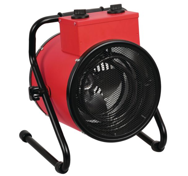 Radiateur soufflant industriel EK3000 Round rouge vitesse 3