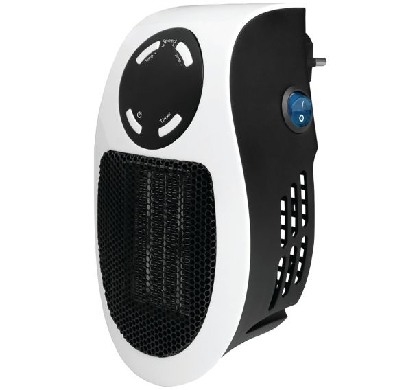 Radiateurs céramiques Heat Plug-in blanc 500W vitesses 1