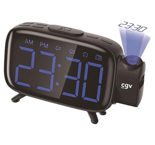 Radio-réveil double alarme - CR-P10-Cgv