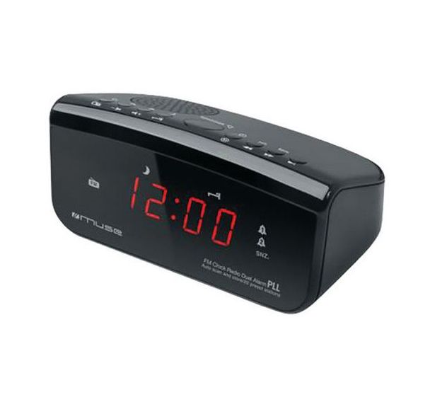 Radio-réveil double alarme M-12 CR - Muse