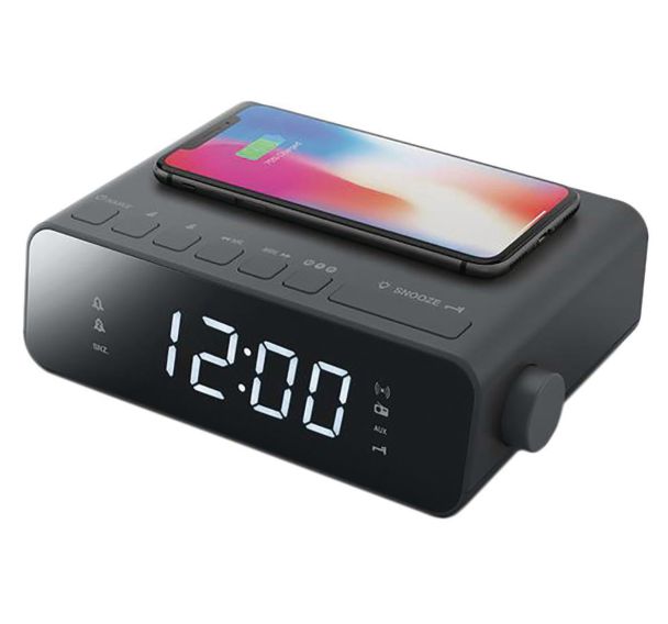Radio-réveil double alarme M-175 WI avec chargeur à induction - Muse