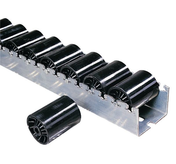Rail à rouleaux plastique - charge lourde - Longueur 2400 mm - Bito