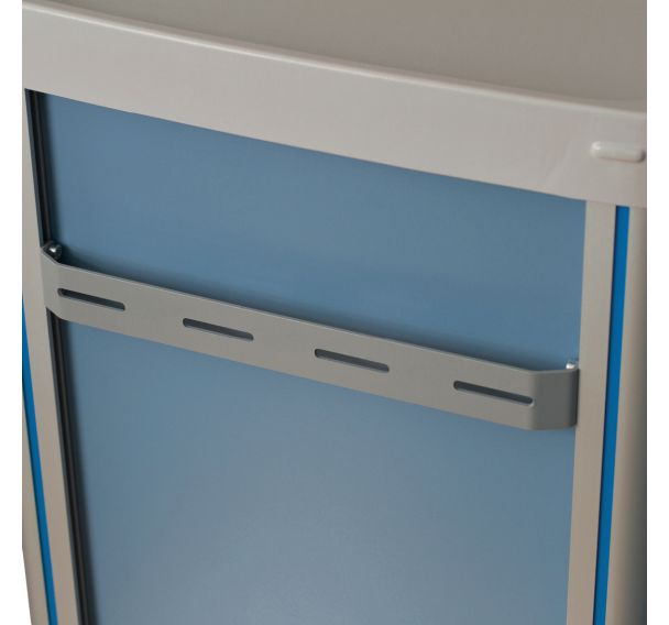 Rail support accessoire pour armoire de change sécurisée