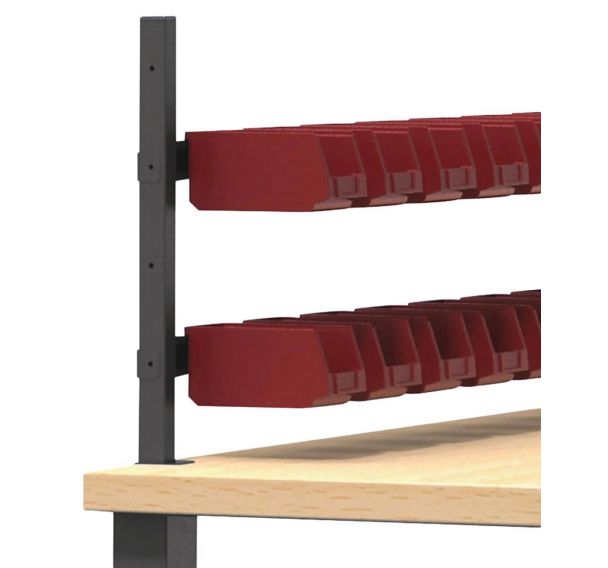 Rail support bac pour établi Anjou Tolerie