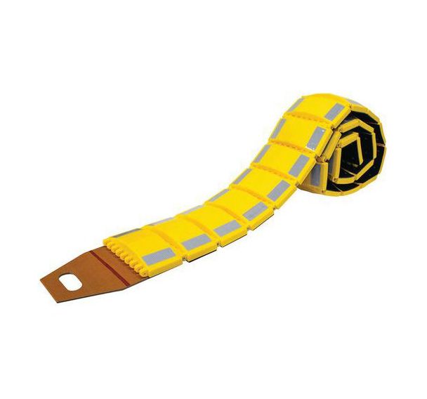 Ralentisseur en rouleau transportable 3000mmx40mm - jaune