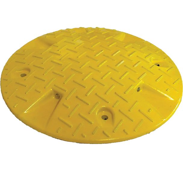Ralentisseur rond, Ø425x50mm, jaune