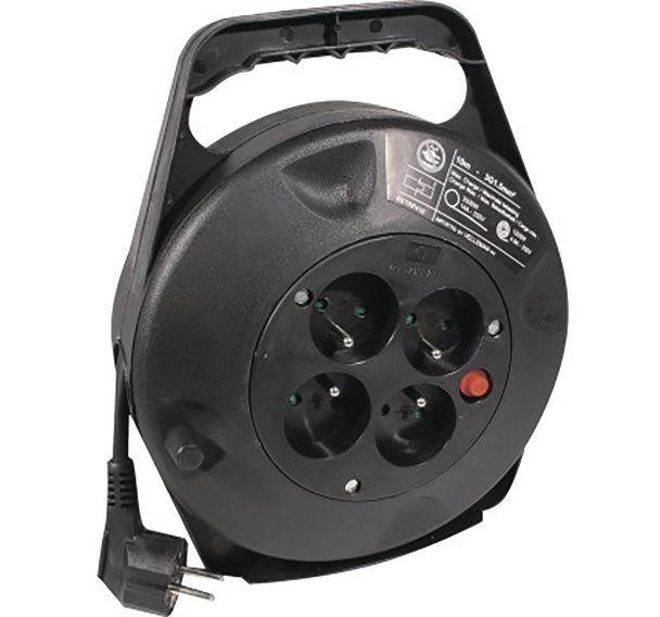 Rallonge électrique protégée 10 m - 4 prises DEXLAN