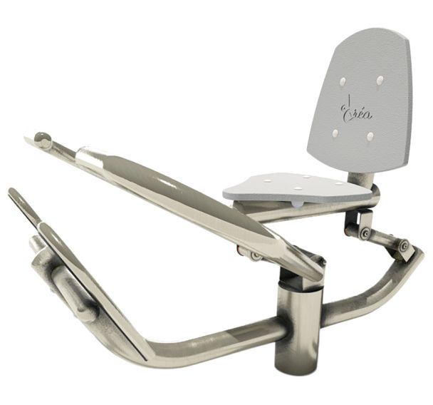 Rameur inox avec QR code