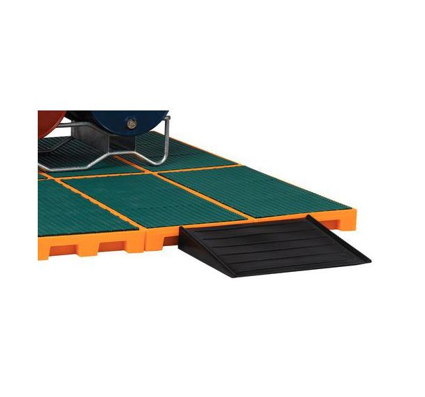 Rampe d'accès pour plate-forme de rétention