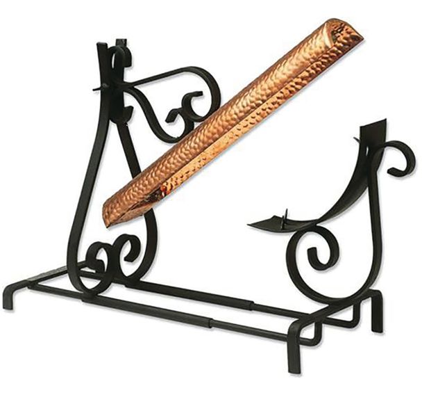 Rampe raclette fer forgé cuivre