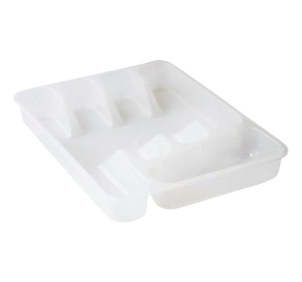 Range couverts 5 cases polypropylène - translucide