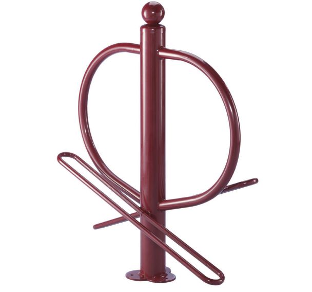 Range vélos Carthagène poteau rouge - Mottez