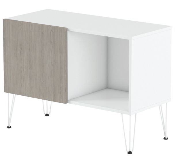 Rangement bas Java haut. 74 cm 1 porte à gauche + 1 case - MBA