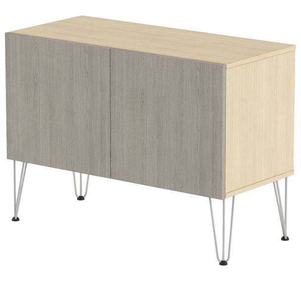 Rangement bas Java hauteur 74 cm 2 portes - MBA